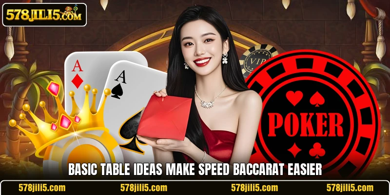 Basic table ideas make Speed Baccarat easier Basic table ideas make Speed Baccarat easier