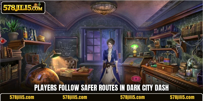 Players follow safer routes in Dark City Dash