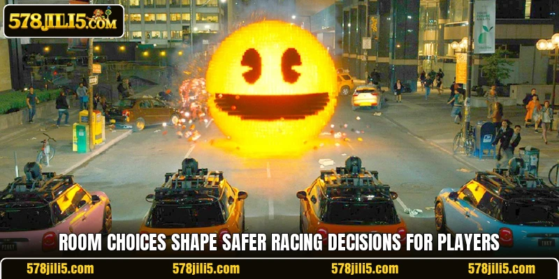 Room choices shape safer racing decisions for players Room choices shape safer racing decisions for players