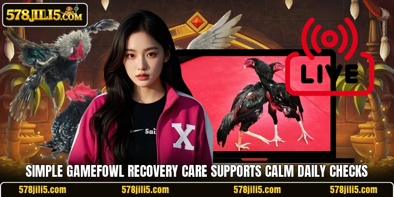 Simple gamefowl recovery care supports calm daily checks