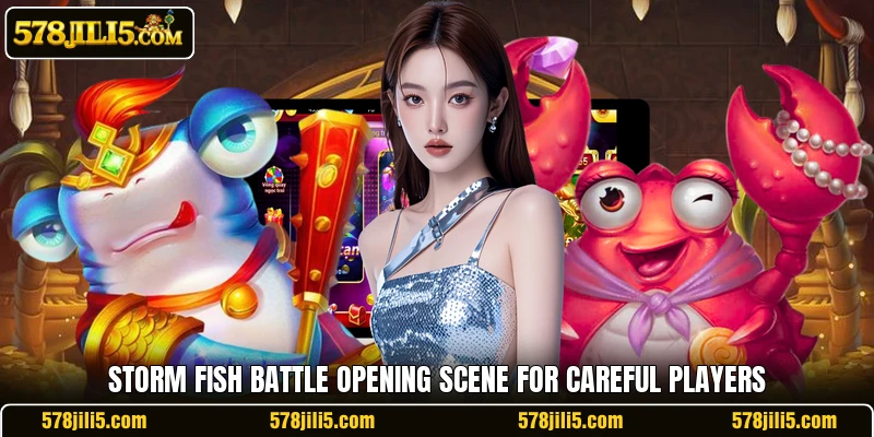 Storm Fish Battle opening scene for careful players